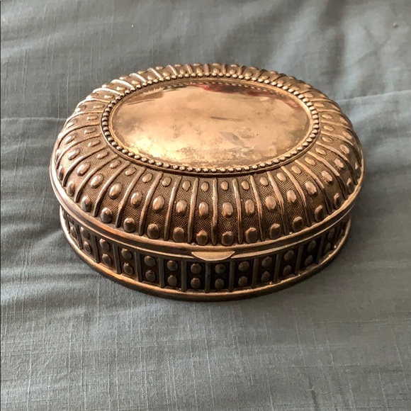 Vintage Other - Vintage Silver Jewelry Box